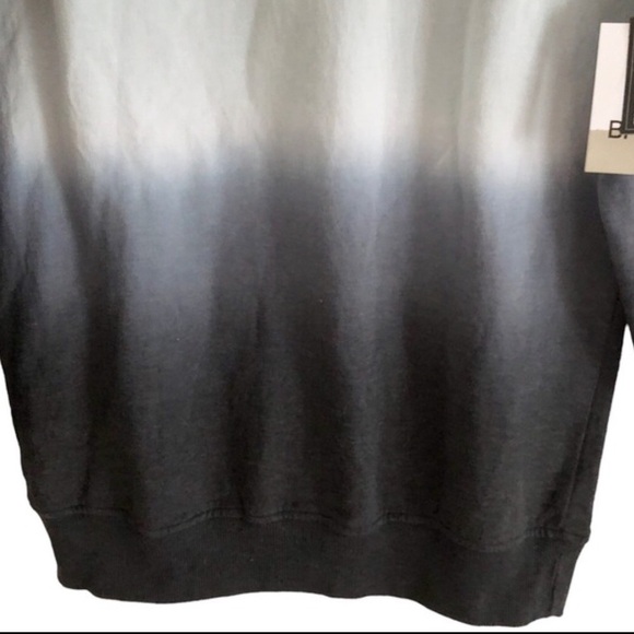BP Womens Dip Dyed Blue Ombre Crew Neck Sweatshirt Size XS - Picture 6 of 9